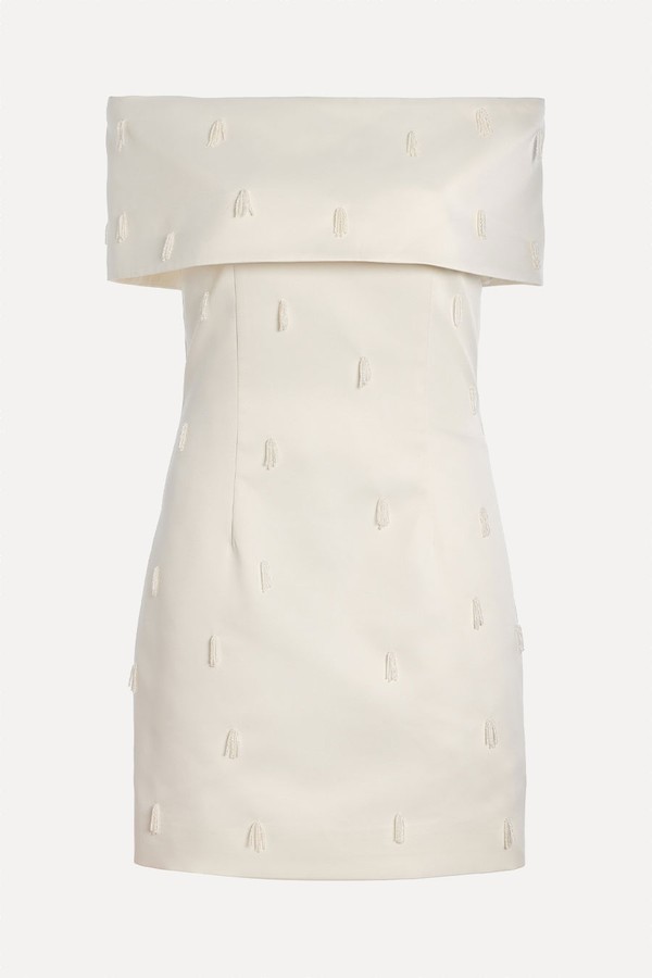 Beaded Satin Mini Dress from ROTATE
