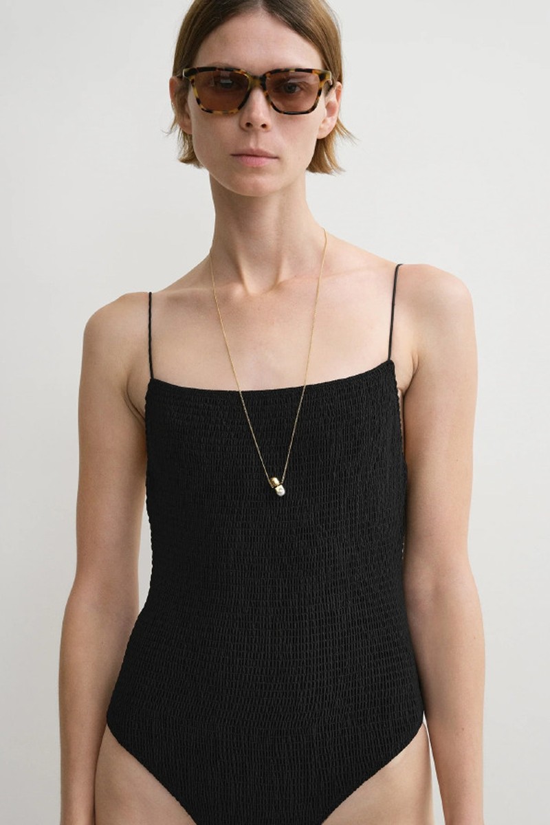 Smocked Swimsuit from Toteme