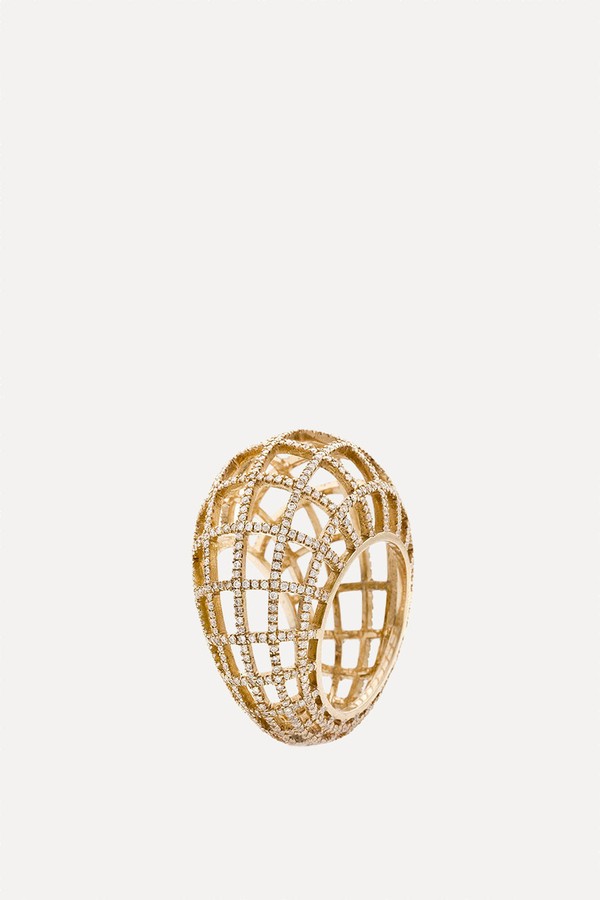 Matrix Single Diamond Ring