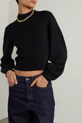 Cropped Wool Sweater from Chloé