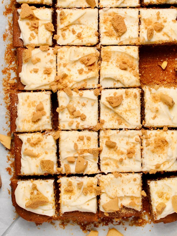 Gingerbread Traybake Cake