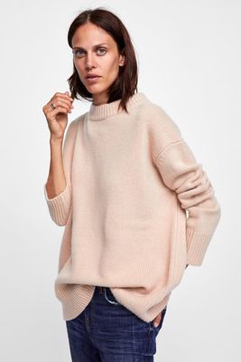Limited Edition Sand Cashmere Sweater from Zara