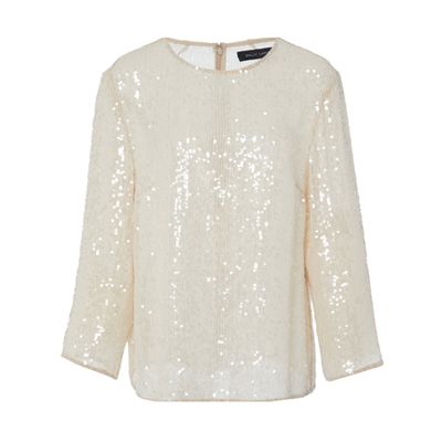 Sequined Tulle Top from Sally LaPointe