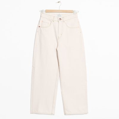 High Waisted Culotte Jeans from Stories