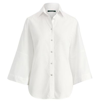 Dolman Cotton Poplin Shirt