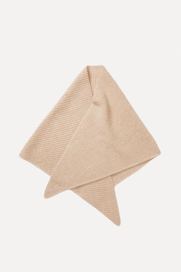 Triangle Knitted Cashmere Scarf from Kiltane