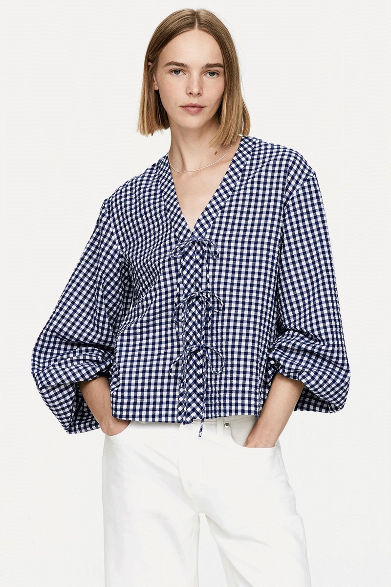 Seersucker Blouse from ARKET