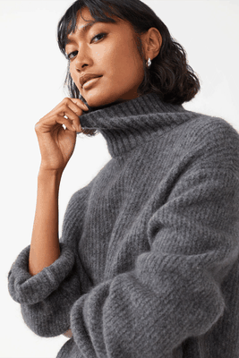 Oversized Knitted Turtleneck Jumper, £165 | & Other Stories
