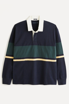 Long Sleeve Rugby Polo from Abercrombie & Fitch