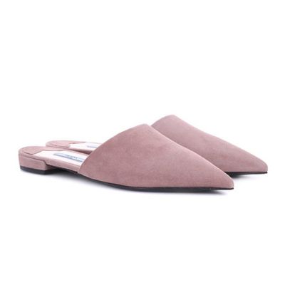 Suede Slippers from Prada