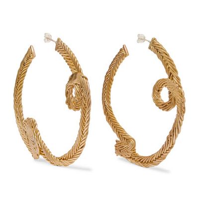 Gold-Tone Hoop Earrings from Stvdio