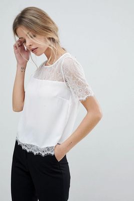 Lipsy Lace Top from Asos