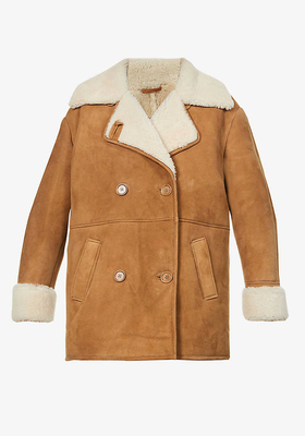 Teddy Shearling Coat from The Kooples