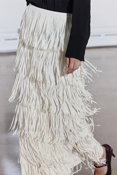 Fringed Pencil Skirt from Zara