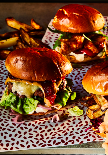 Peanut Butter Chicken Burgers, Hannah Mariaux