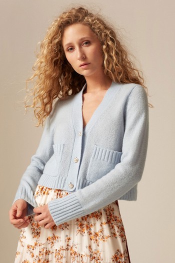 Cloud-Soft Cashmere Silk Cardigan, £250 | Me & Em