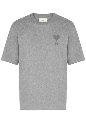 Logo-Embroidered Cotton T-Shirt from AMI Paris