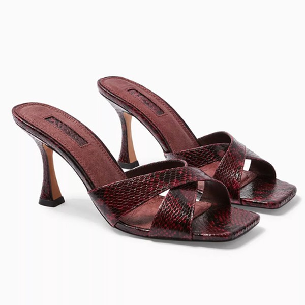 Cross Strap Mules