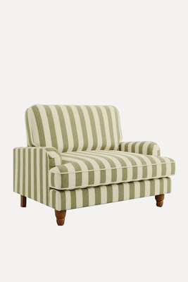 Beatrice Woven Stripe Snuggle Chair