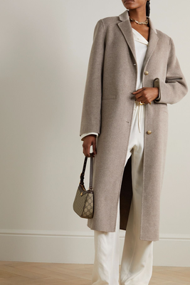 Wool & Cashmere-Blend Coat  from Loulou Studio + NET SUSTAIN