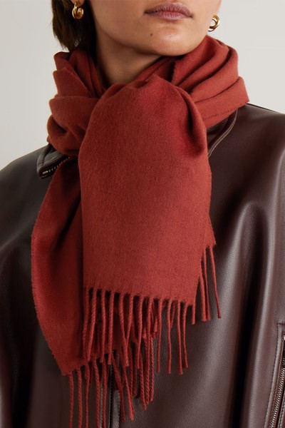 Fringed Cashmere Scarf