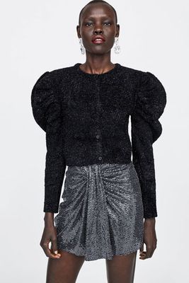 Sequinned Miniskirt from Zara