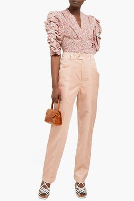 Menie High-rise Corduroy Trousers from Isabel Marant