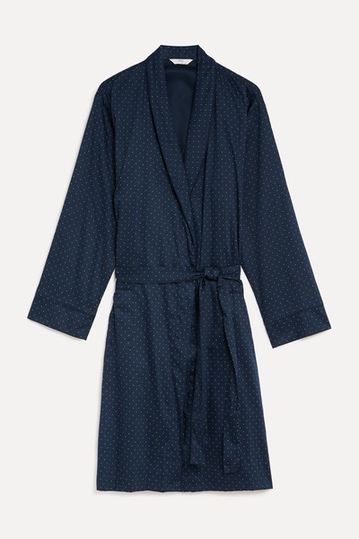 Pure Cotton Dressing Gown from M&S