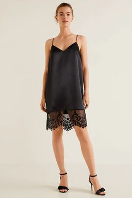 Lace Short Dress from Mango