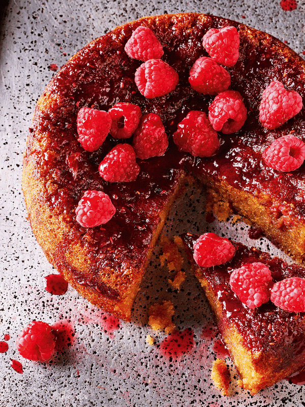 Orange & Raspberry Cake 