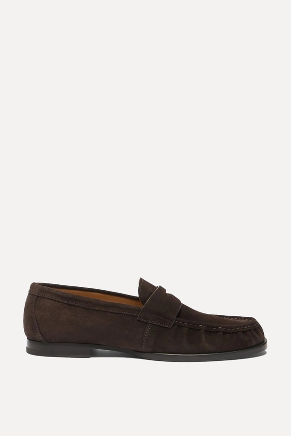 Fred Brown Suede Loafers from Scarosso