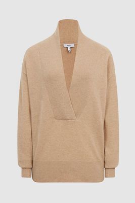 Shawl Collar Cashmere Jumper from Reiss