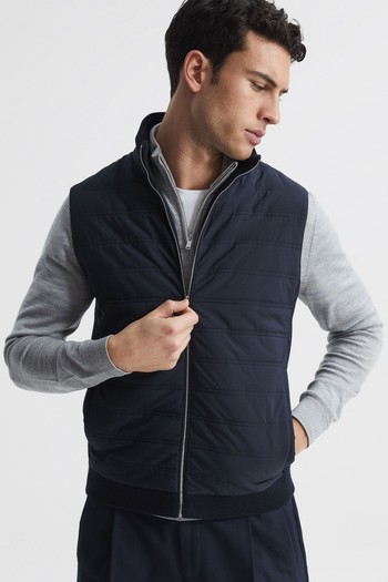 William Quilted Gilet  from Reiss