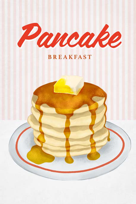 Dinner Pancake Poster from Desenio