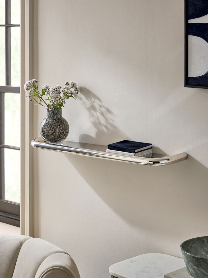 Chrome Wall Shelf