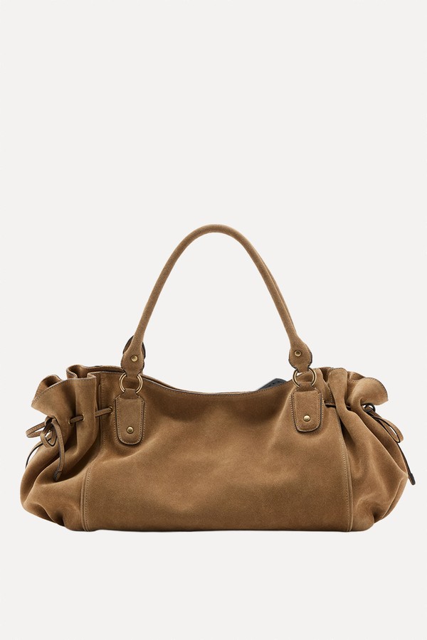 Suede Shoulder Bag