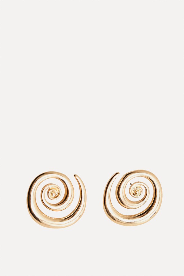 Swirly Stud Earrings 