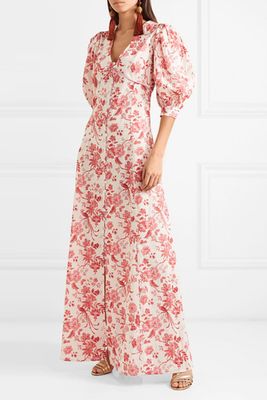 Chloe Floral-Print Cotton-Poplin Maxi Dress from Evi Grintela