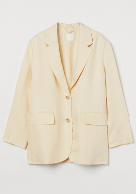 Oversized Linen-Blend Jacket from H&M