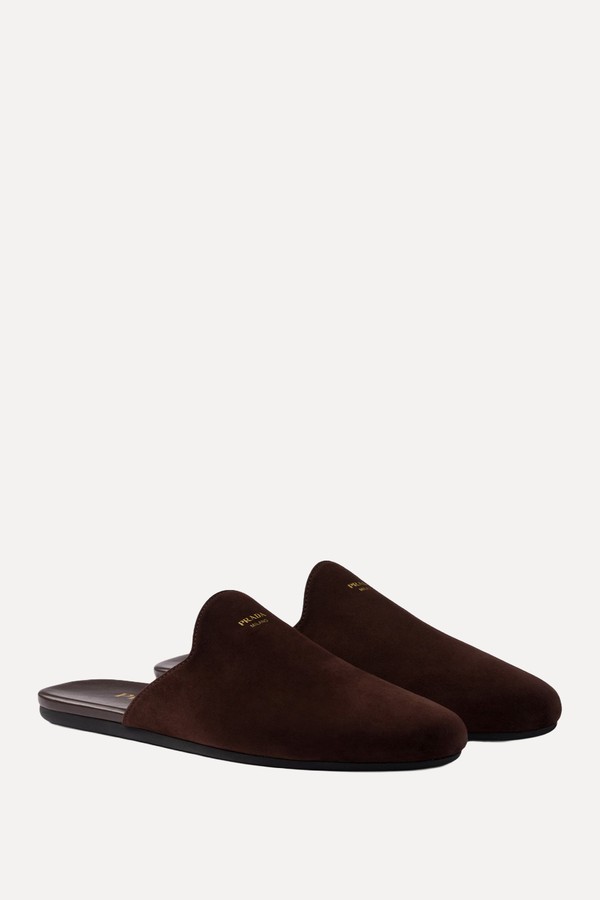 Suede Mules
