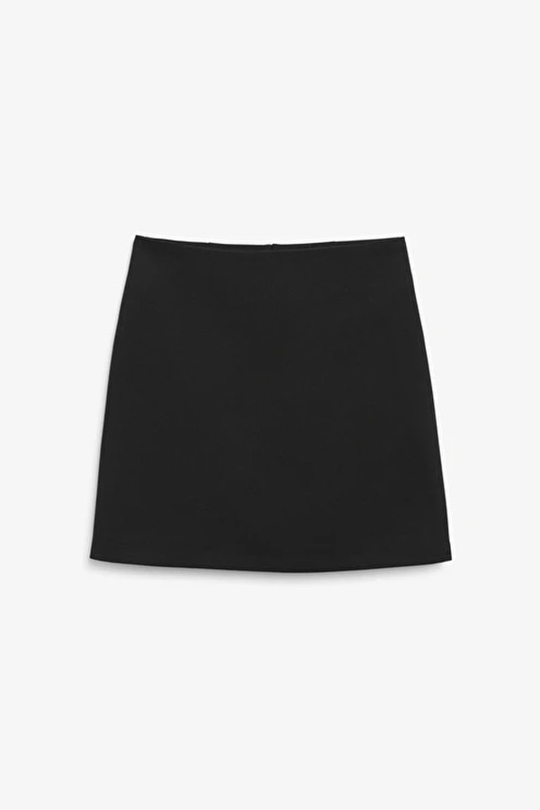 Black A-Line Mini Skirt from Monki