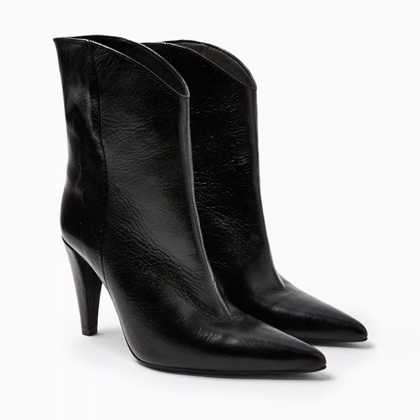 Leather Black Boots