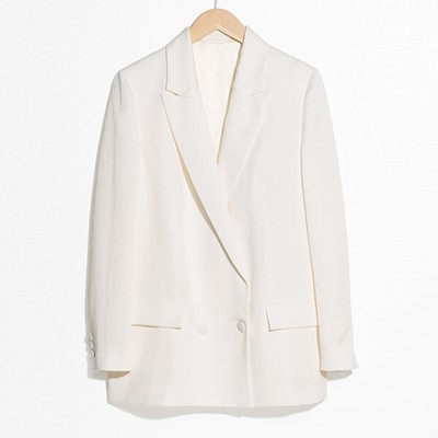 Double Breasted Lined Blend Blazer from & Other Stories