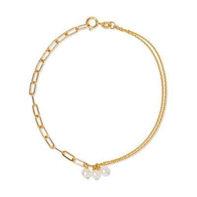 14-Karat Gold Pearl Bracelet from Poppy Finch