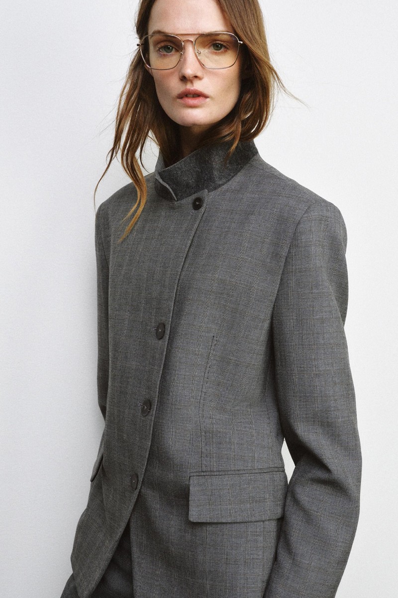 Check Tailored Blazer