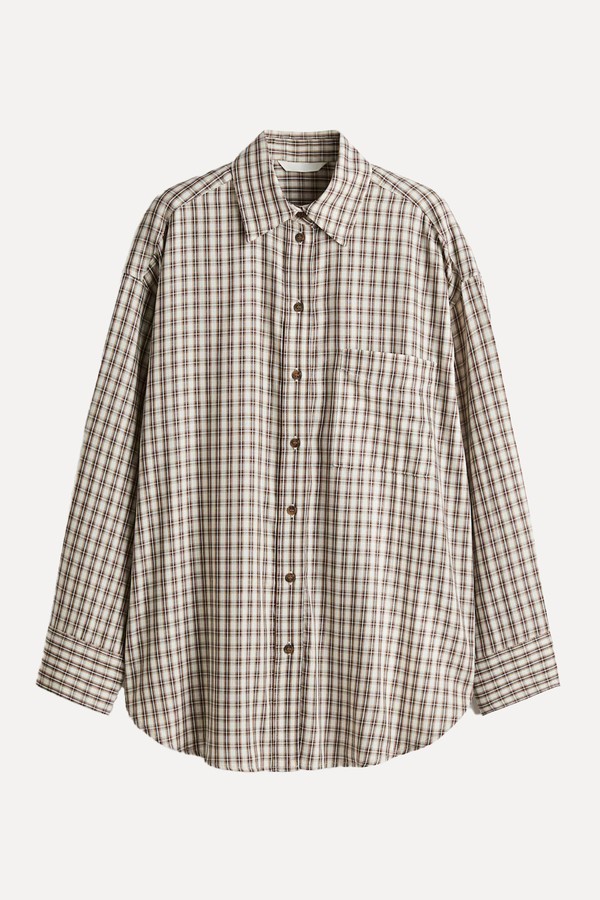 Oversized Cotton Shirt from  H&M