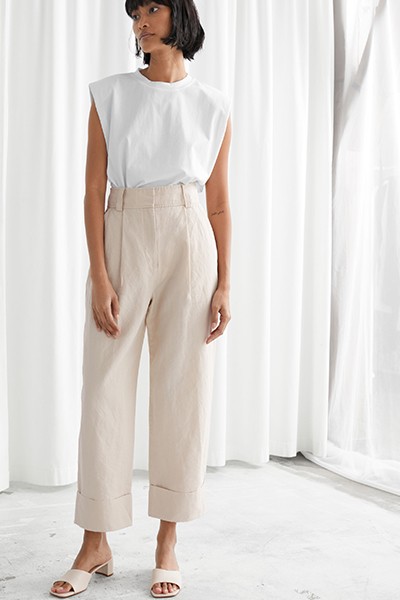 Wide Tailored Trousers