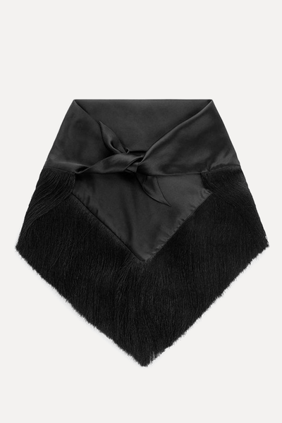 Fringe Silk Scarf from ARKET