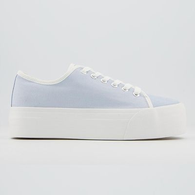 Feeling Flatform Lace Up Trainers from Office