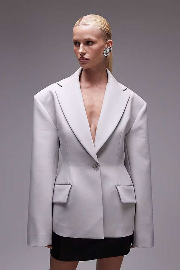 Sculpted Cinch Waist Blazer from ASOS Design